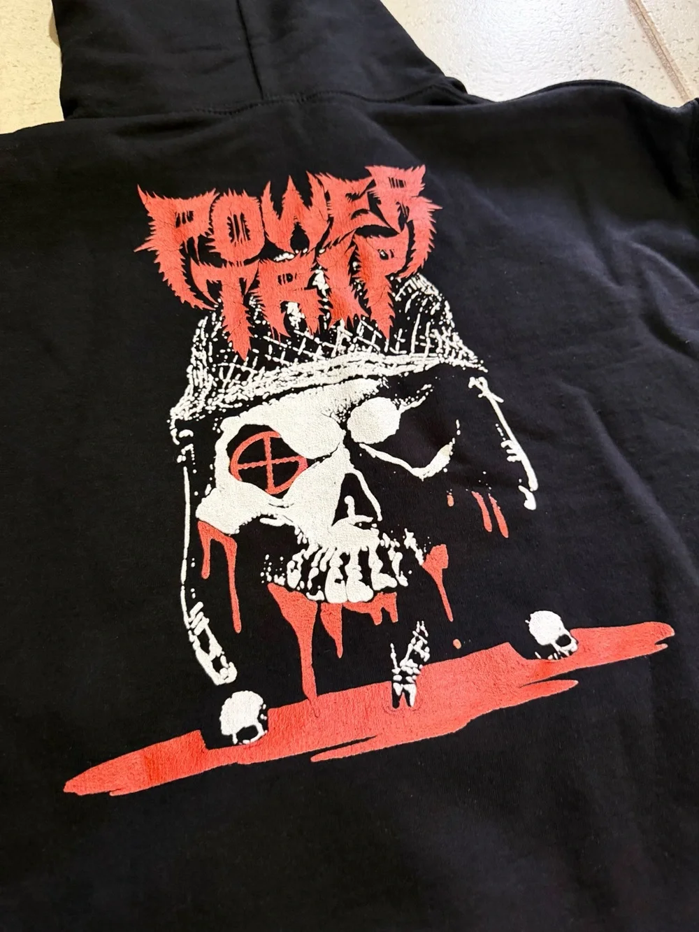 Power Trip Black Hoodie - New